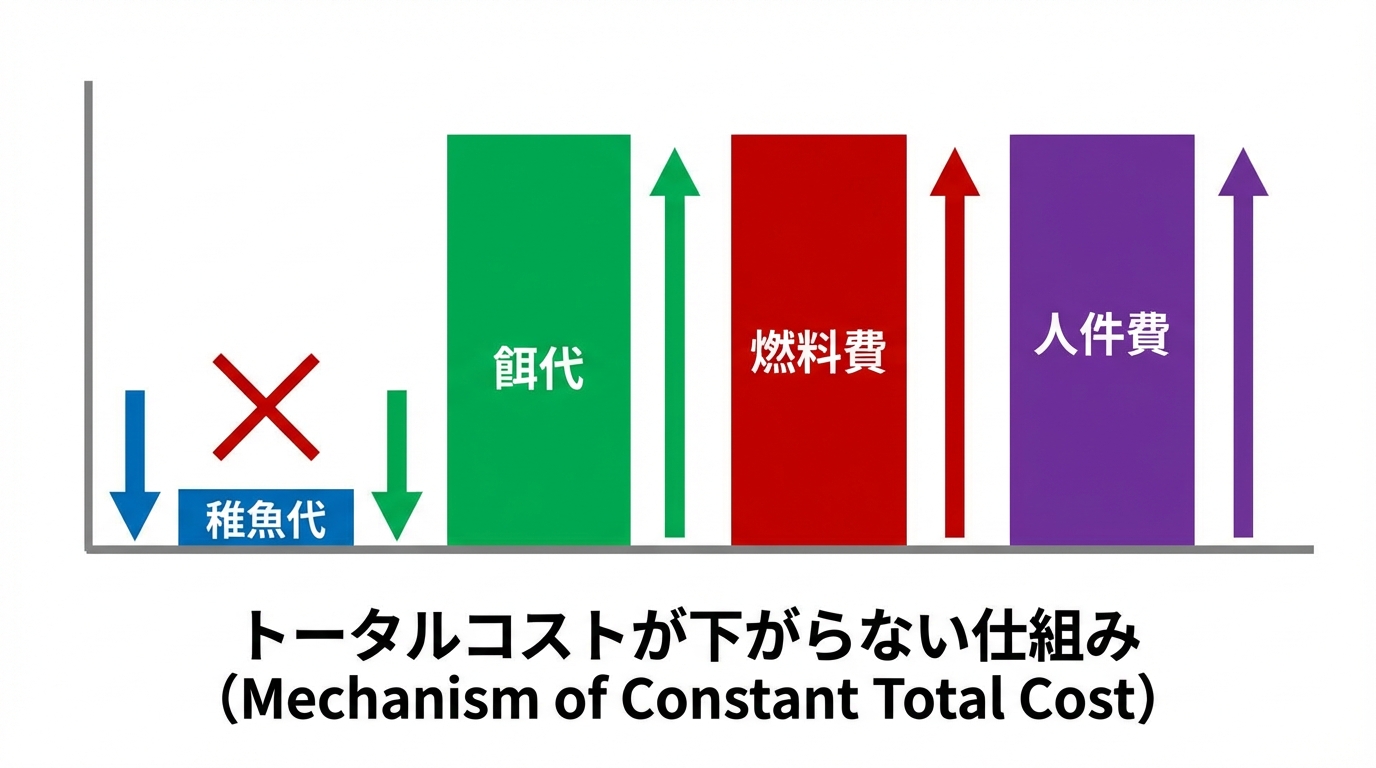 うな重価格の構成要素の図解