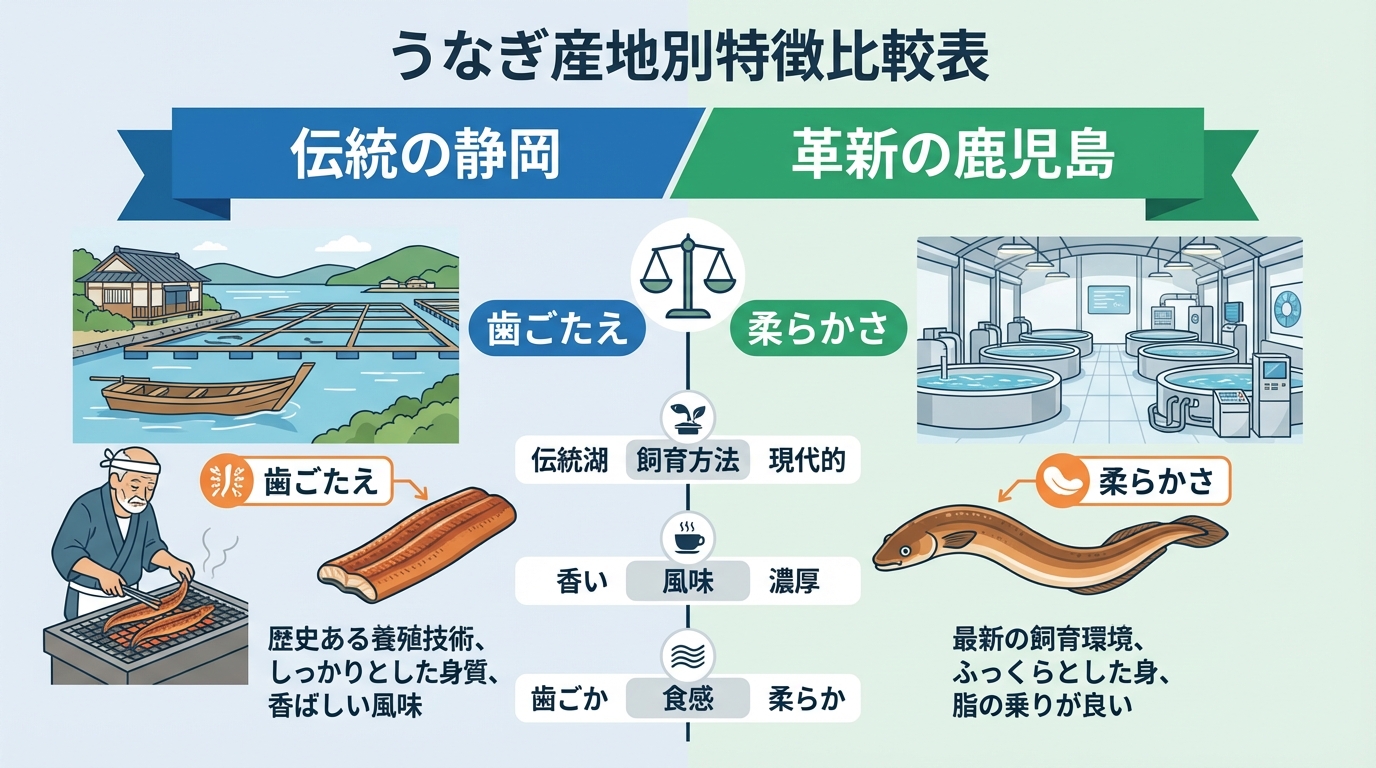 産地別特徴比較表