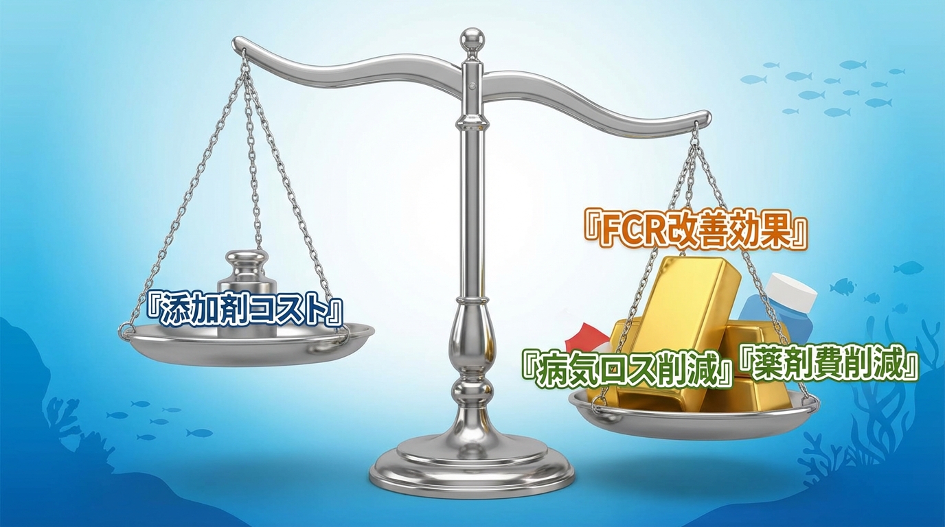 データによる常識の転換：添加剤はコストではなく投資