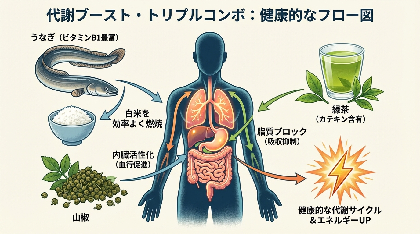 代謝ブースト・トリプルコンボのメカニズム