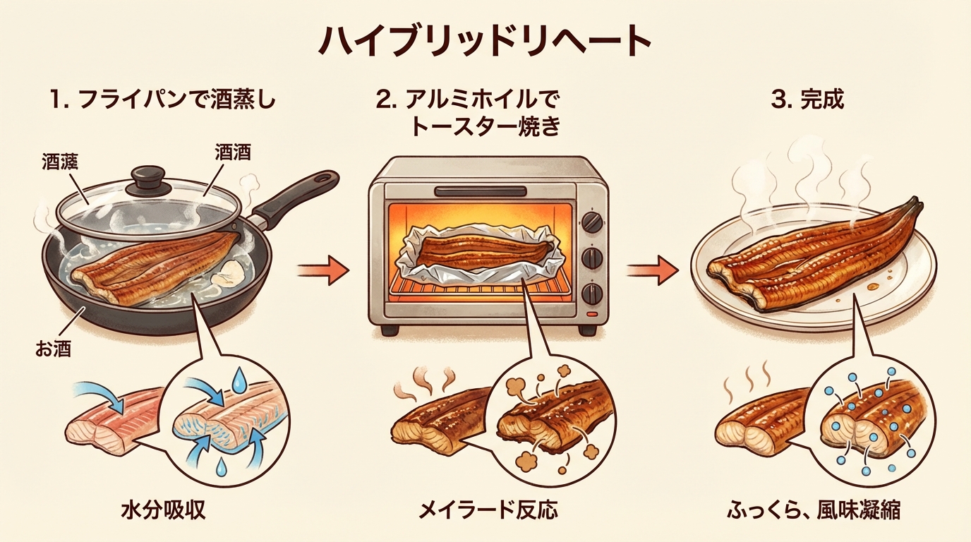 ハイブリッド・リヒートの工程図