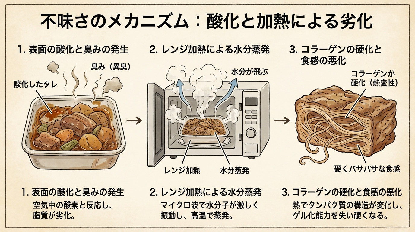 不味さのメカニズム図解